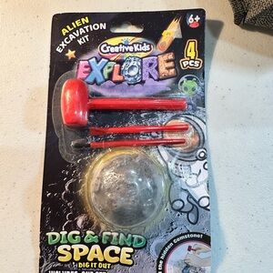 Red Space Bubble Learning Toy